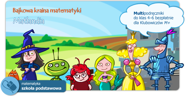 Matlandia - zadania interaktywne z matematyki - szkoła podstawowa