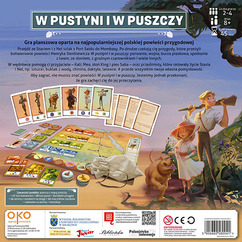 Test Znajomości Lektury W Pustyni Iw Puszczy W pustyni i w puszczy. Gra planszowa zintegrowana z internetową